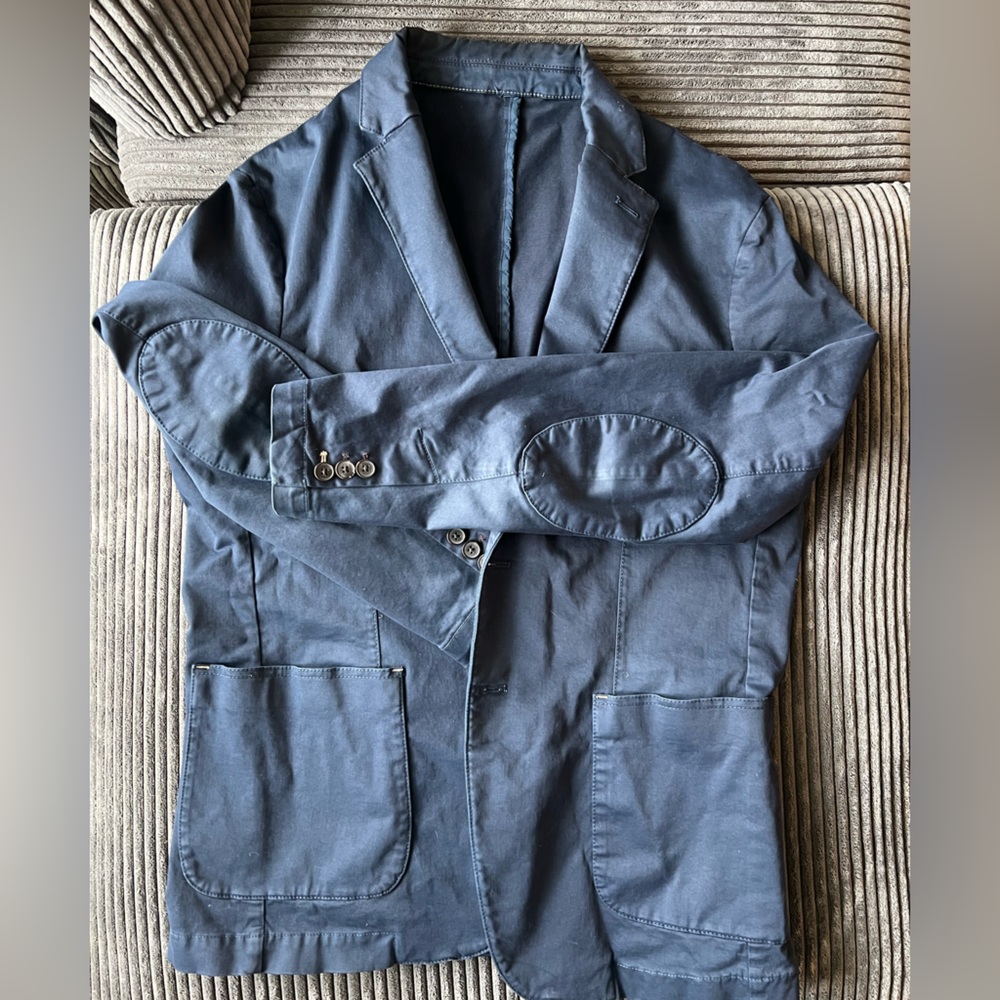 Blue zara blazer